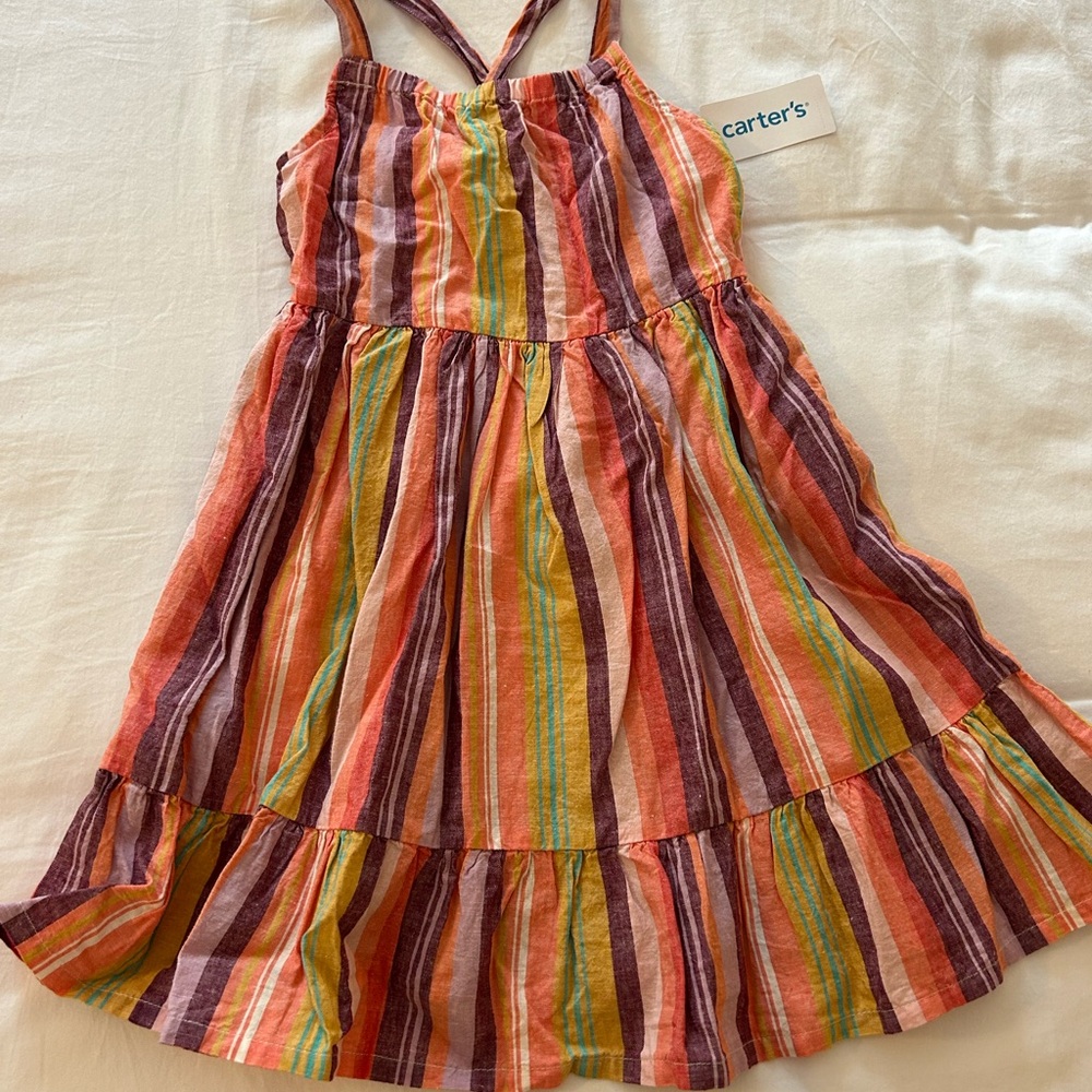 Carter's Vibrant Striped Kids Dress